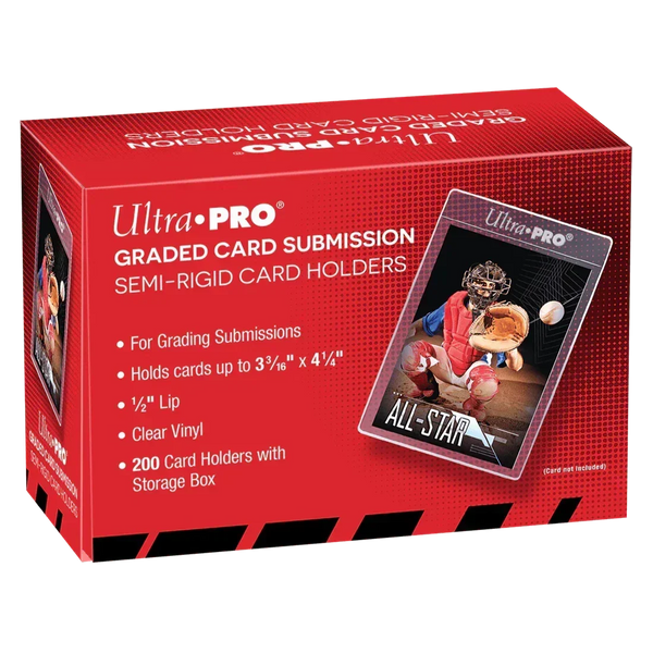 Fundas semirrígidas para gradear de 1/2 pulgada - 200 unidades (caja completa) | Ultra Pro | 100/200 unidades
