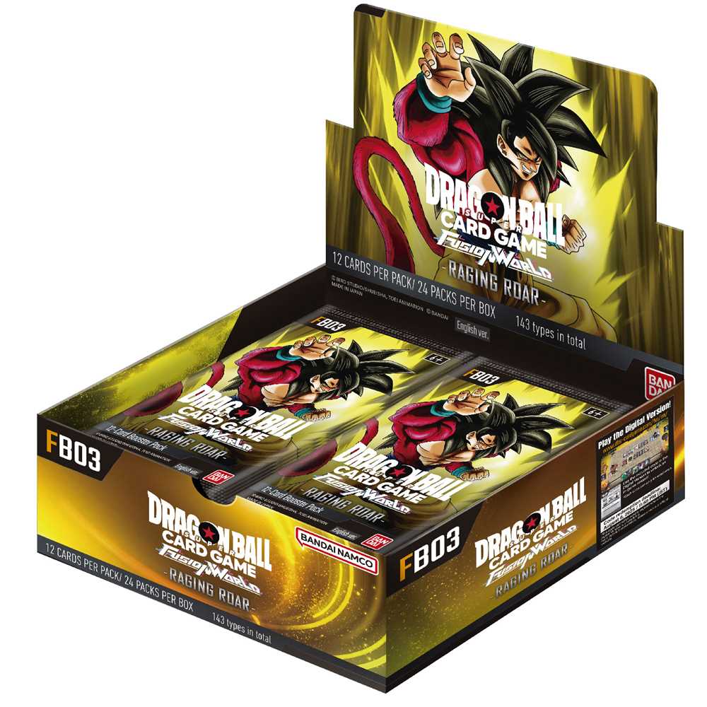 Booster Box FB03 | Raging Roar | Fusion World | DRAGON BALL | Anglais