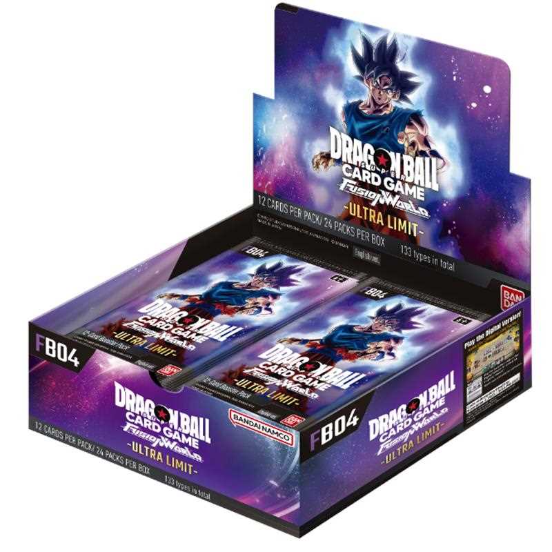 FB04 Booster Pack| Ultra Limit | Fusion World | DRAGON BALL | Inglés