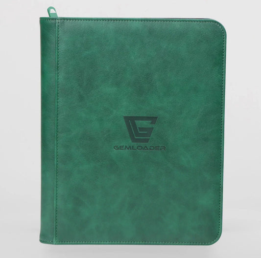 Álbum Premium de 4 bolsillos para Toploaders - Verde | GEMLOADER | 112 bolsillos