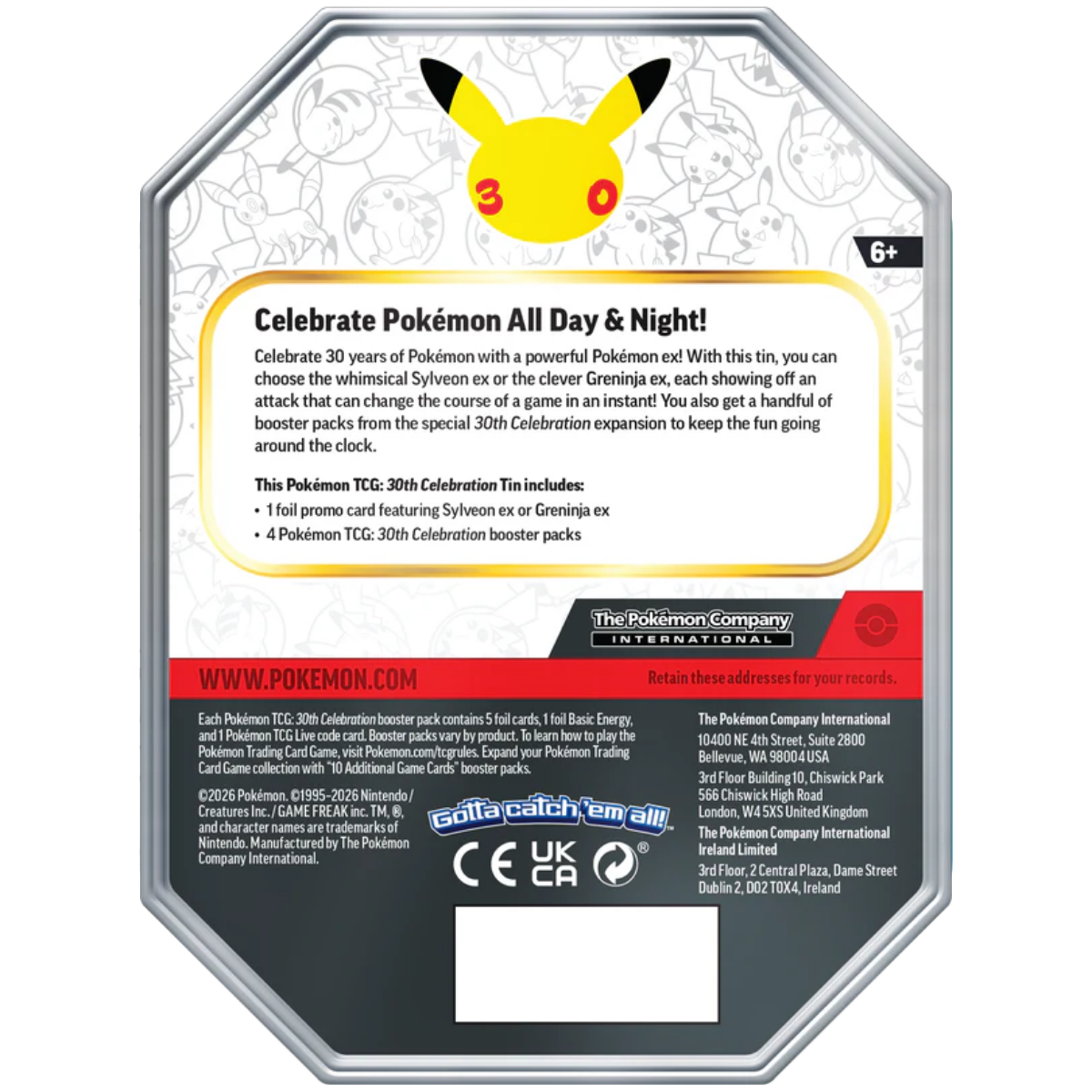 30th Celebration Tin (Preventa) - Greninja