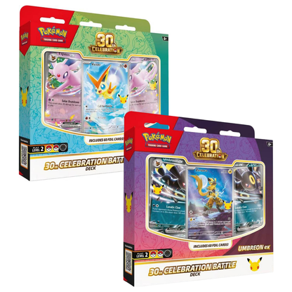 30th Celebration Deck de Combat Deluxe - Espeon ex / Umbreon ex (Précommande)