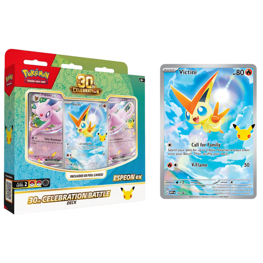 30th Celebration Deluxe Battle Deck - Espeon ex / Umbreon ex (Preventa) - Espeon
