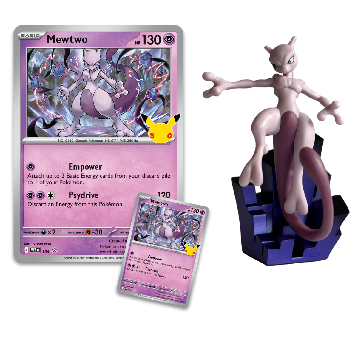 30th Celebration Figure Collection - Mew / Mewtwo (Preventa) - Mew