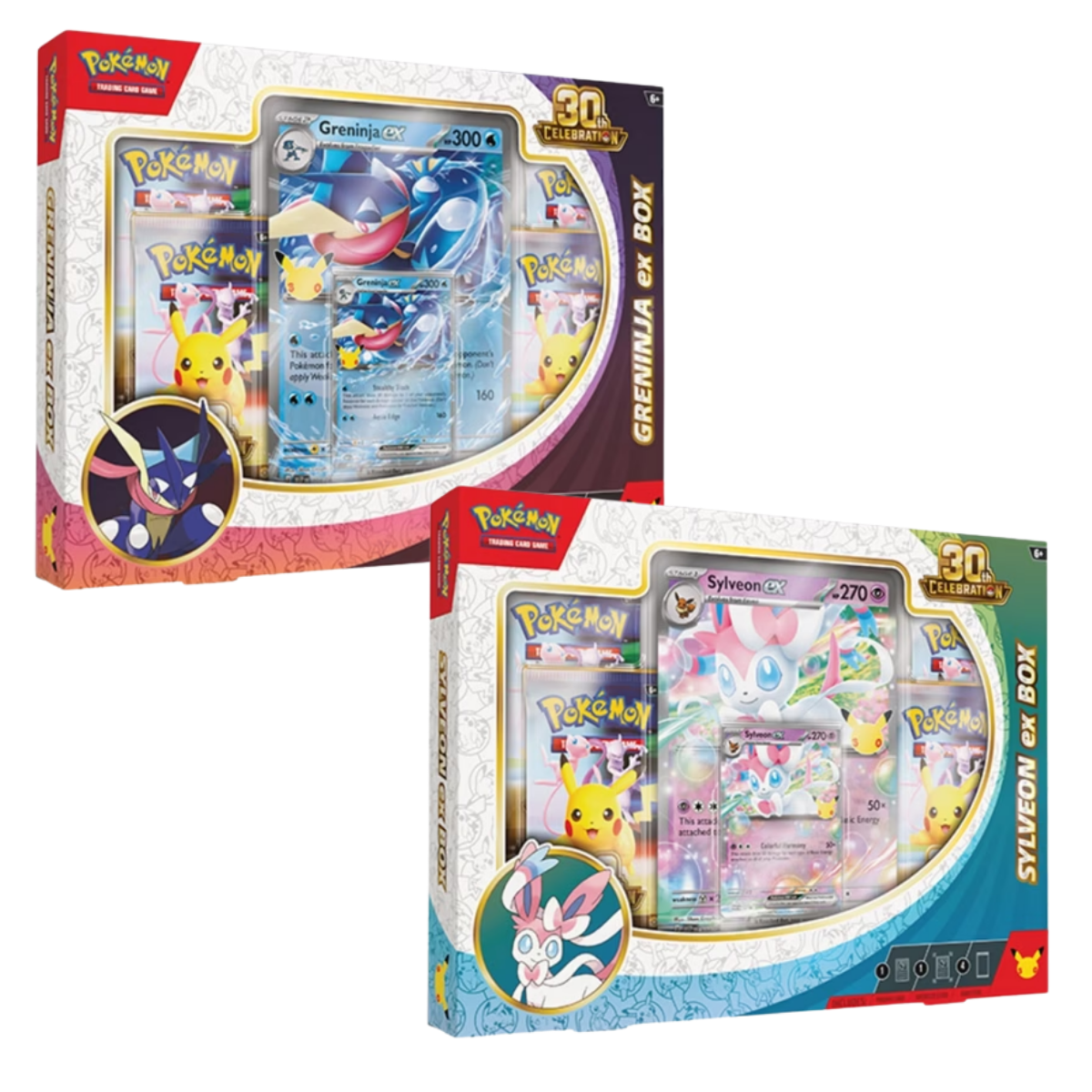 30th Celebration - Greninja ex / Sylveon ex Box (Preventa) - Greninja EX