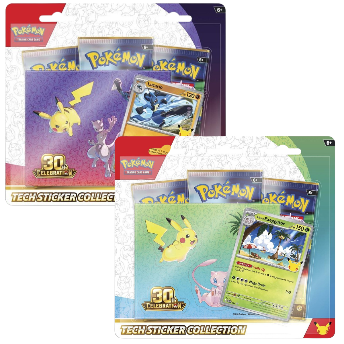 30th Celebration Tech Sticker Collection (Preventa) - Lucario