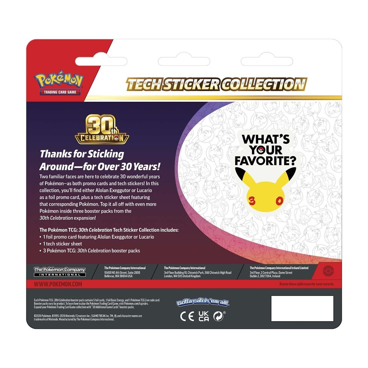 30th Celebration Collection Tech Sticker