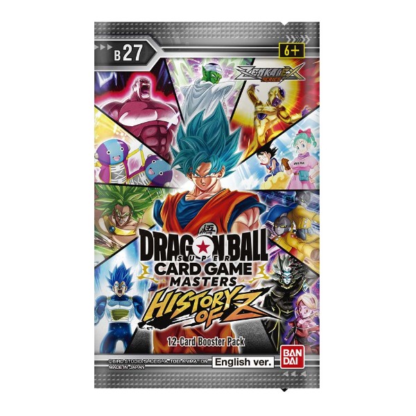 Booster Box B-27 | History of Z | DRAGON BALL | Inglés