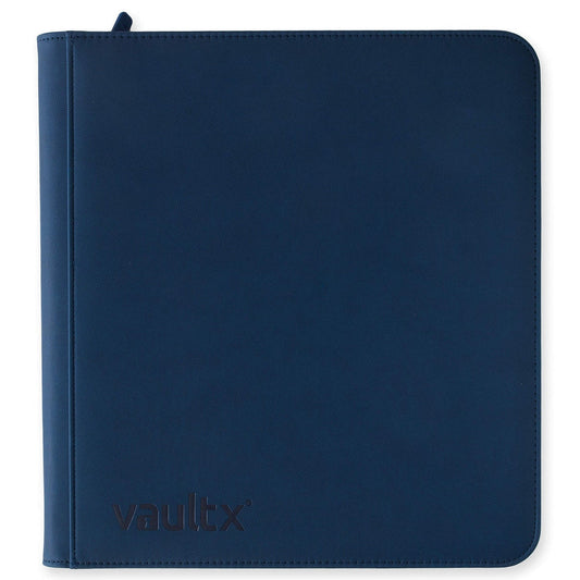 Álbum Vault X de 12 bolsillos - Azul Marino | Exo-Tec Zip Binder | 480 bolsillos