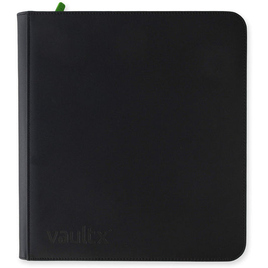 Álbum Vault X de 12 bolsillos - Negro | Exo-Tec Zip Binder | 480 bolsillos