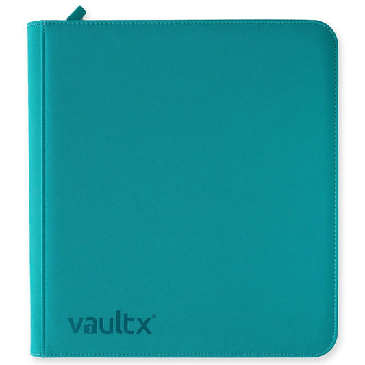 Álbum Vault X de 12 bolsillos - Azul Océano | Exo-Tec Zip Binder | 480 bolsillos