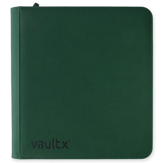 Álbum Vault X de 12 bolsillos - Verde Bosque | Exo-Tec Zip Binder | 480 bolsillos