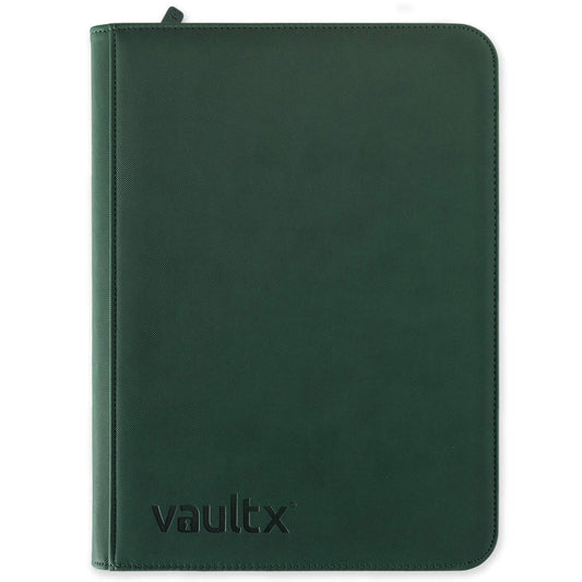 Álbum Vault X de 9 bolsillos - Verde Bosque | Exo-Tec Zip Binder | 360 bolsillos