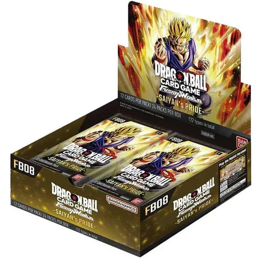 Booster Box FB08 | Saiyan's Pride | Fusion World | DRAGON BALL | Inglés