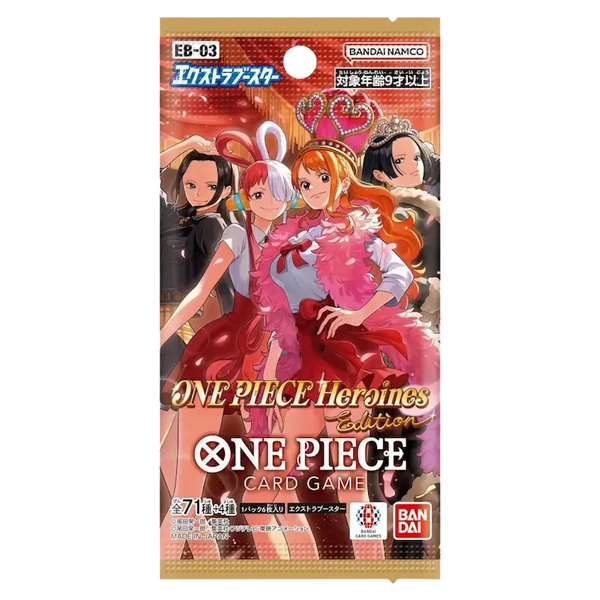 EB-03 Booster Pack | ONE PIECE | Heroines Edition | Japonés
