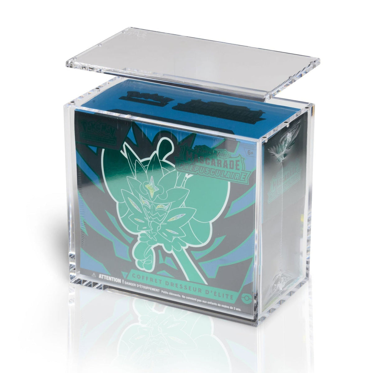 Boîte acrylique magnétique pour Elite Trainer Box Pokémon (ETB) | The Acrylic Box