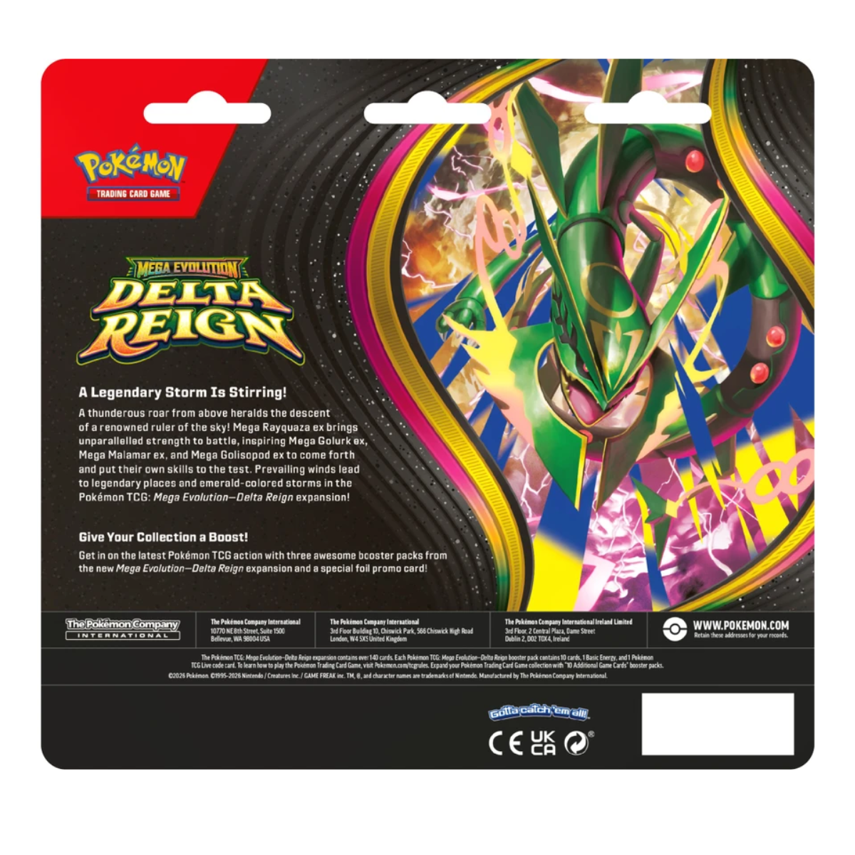 Delta Reign: Seel 3-Pack Blister | POKÉMON | Inglés