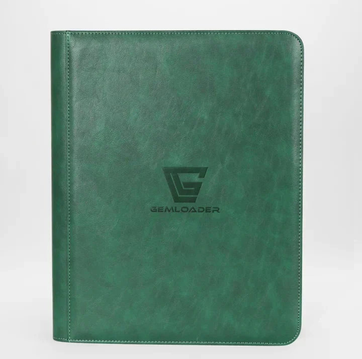 Álbum Premium para Toploaders de 9 Bolsillos - Verde | GEMLOADER | 216 Bolsillos
