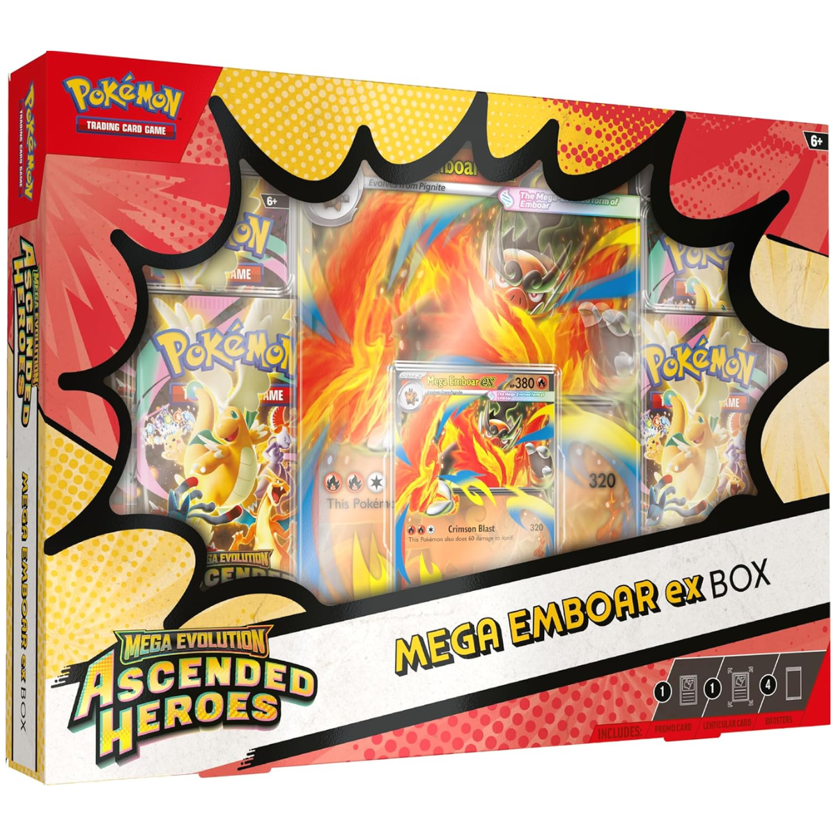 Ascended Heroes : Coffret Mega Meganium / Emboar / Feraligatr ex