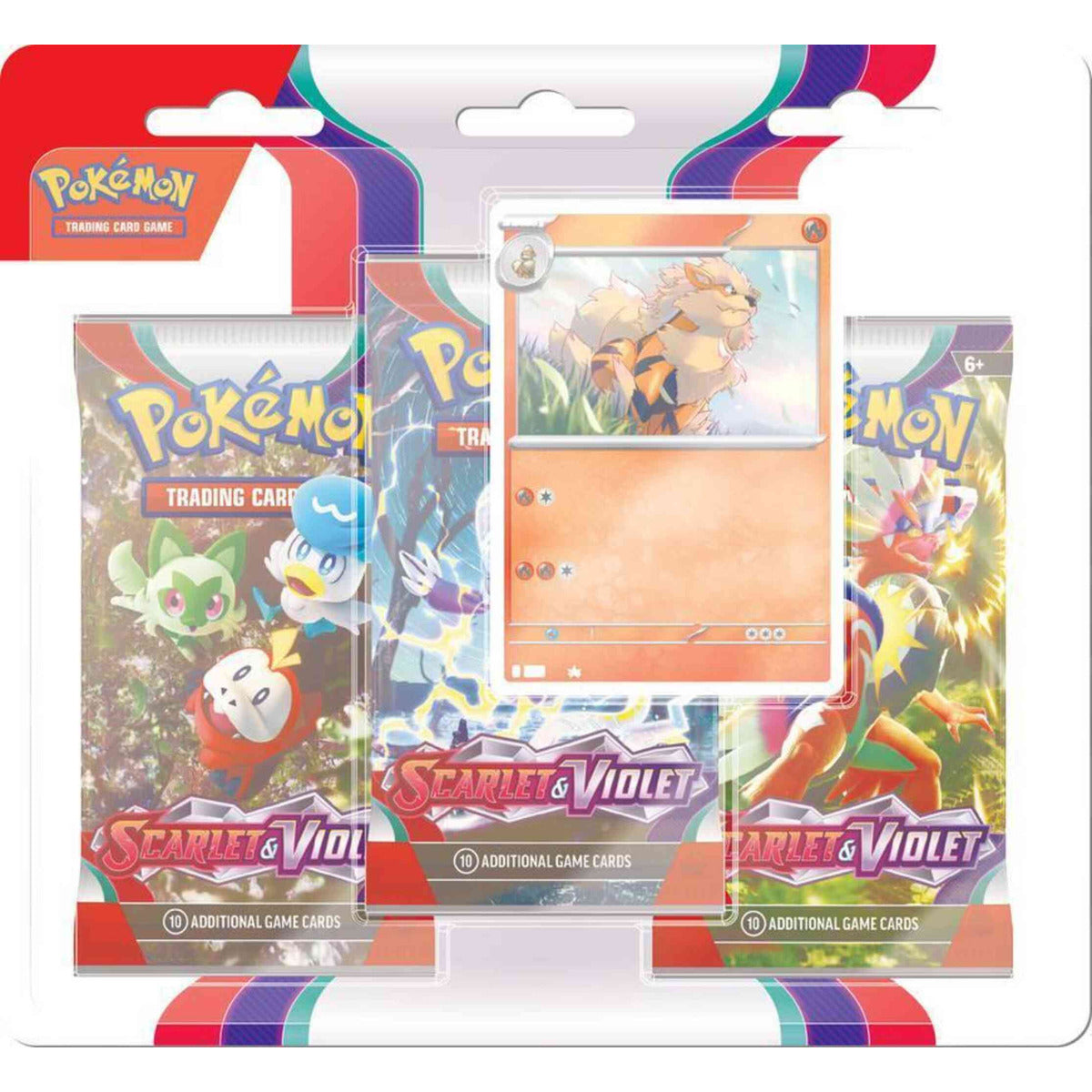 Scarlet & Violet: 3-Pack Blister - Arcanine