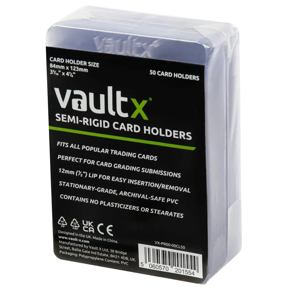 Protège-cartes semi-rigides pour gradation | Vault X | 50/200 unités