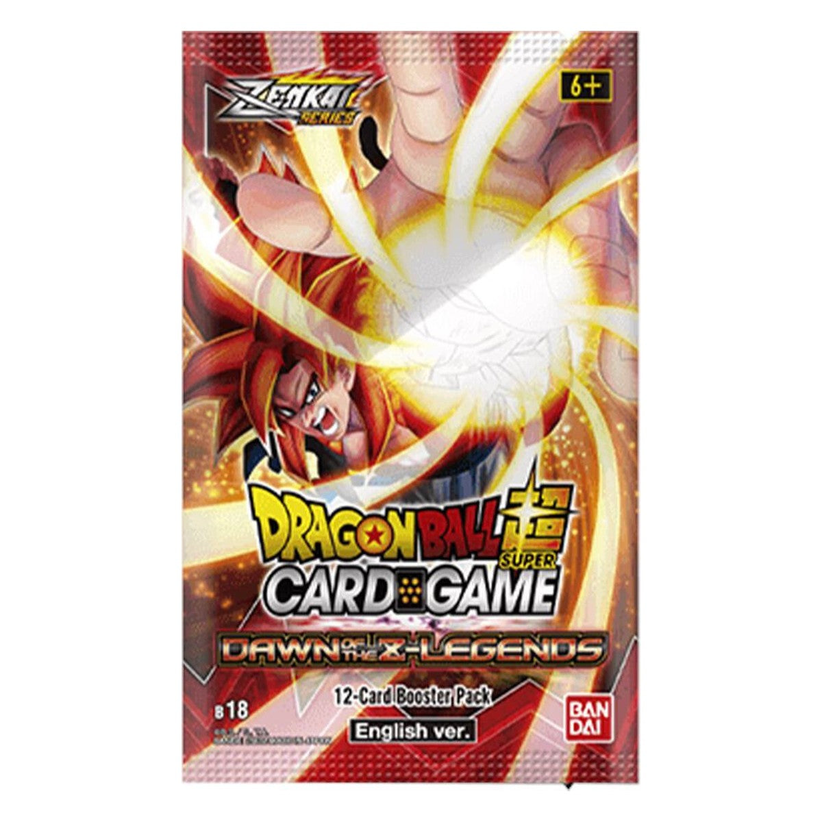 B-18 Booster Pack | Dawn of the Z-Legends | DRAGON BALL | Inglés
