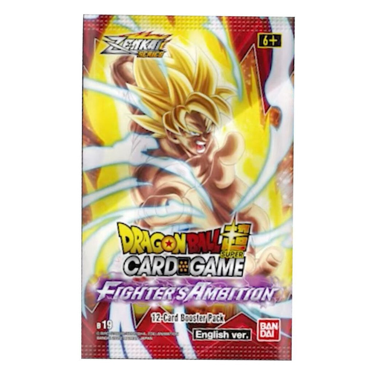 B-19 Booster Pack | Fighter's Ambition | DRAGON BALL | Inglés