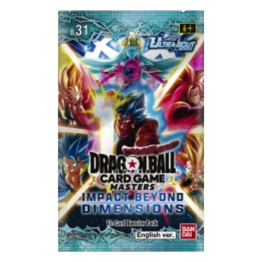 B-31 Booster Pack | Impact Beyond Dimensions | DRAGON BALL | Inglés