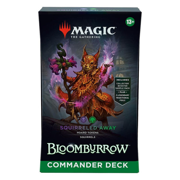 Bloomburrow Commander Deck - Squirreled Away | MAGIC: THE GATHERING | Inglés