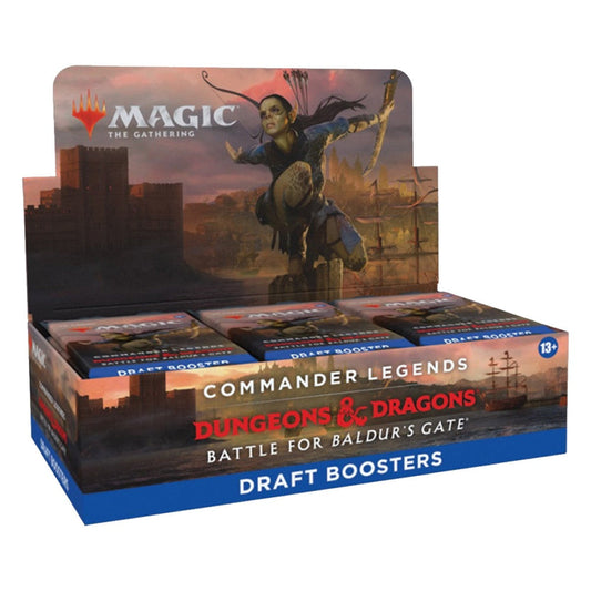 Commander Legends: Battle for Baldur's Gate Draft Booster Box | MAGIC: THE GATHERING | Inglés