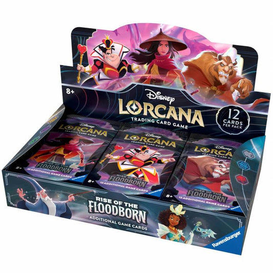 LORCANA Booster Box Premium: Rise of the Floodborn – Edición en inglés