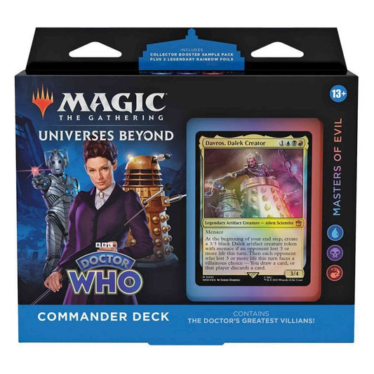 Doctor Who Commander Deck - Masters of Evil | MAGIC: THE GATHERING | Anglais