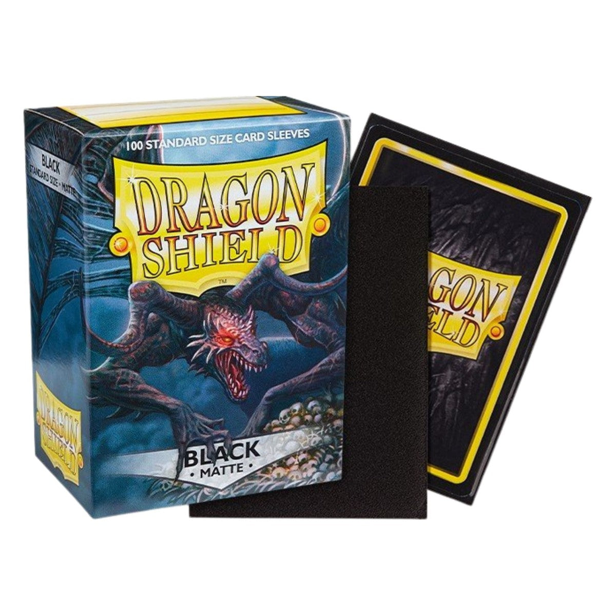 Fundas Dragon Shield Matte – Negro (100 uds.) | Tamaño Estándar