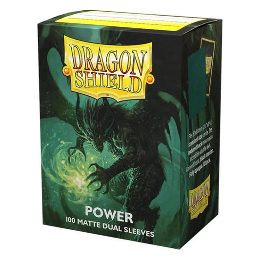 Fundas Dragon Shield Dual Matte – Power (100 uds.) | Tamaño Estándar