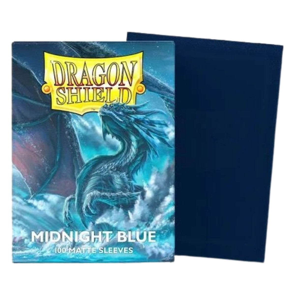 Fundas Dragon Shield Matte – Midnight Blue (100 uds.) | Tamaño Estándar