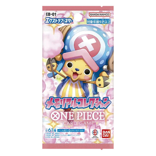 EB-01 Extra Booster Pack | ONE PIECE | Memorial Collection | Japonés