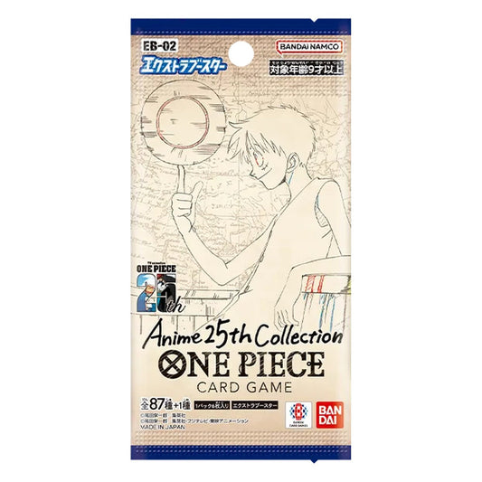 EB-02 Extra Booster Pack | ONE PIECE | Anime 25th Collection | Japonés