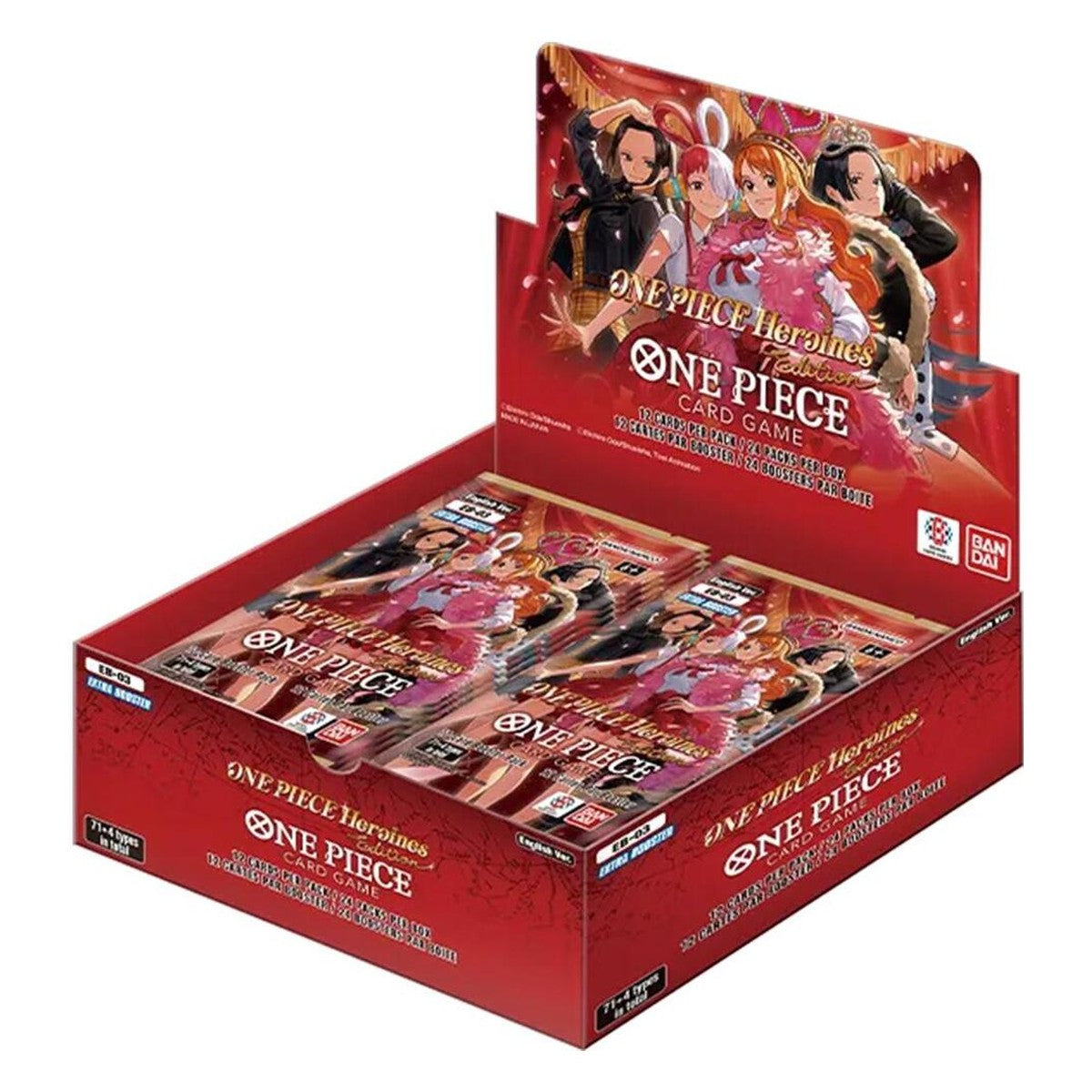 EB-03 Extra Booster Box | ONE PIECE | Heroines Edition | Inglés
