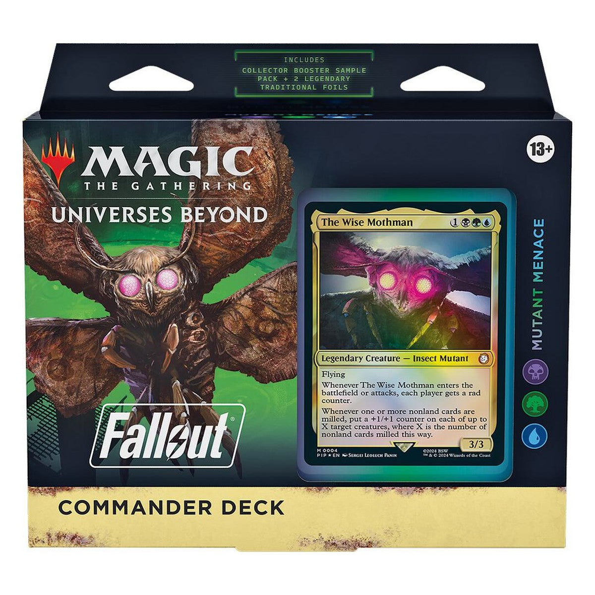Fallout Commander Deck - Mutant Menace | MAGIC: THE GATHERING | Inglés