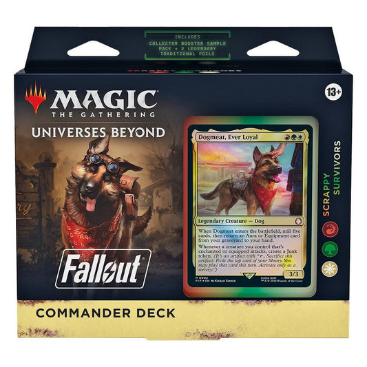 Fallout Commander Deck - Scrappy Survivors | MAGIC: THE GATHERING | Inglés