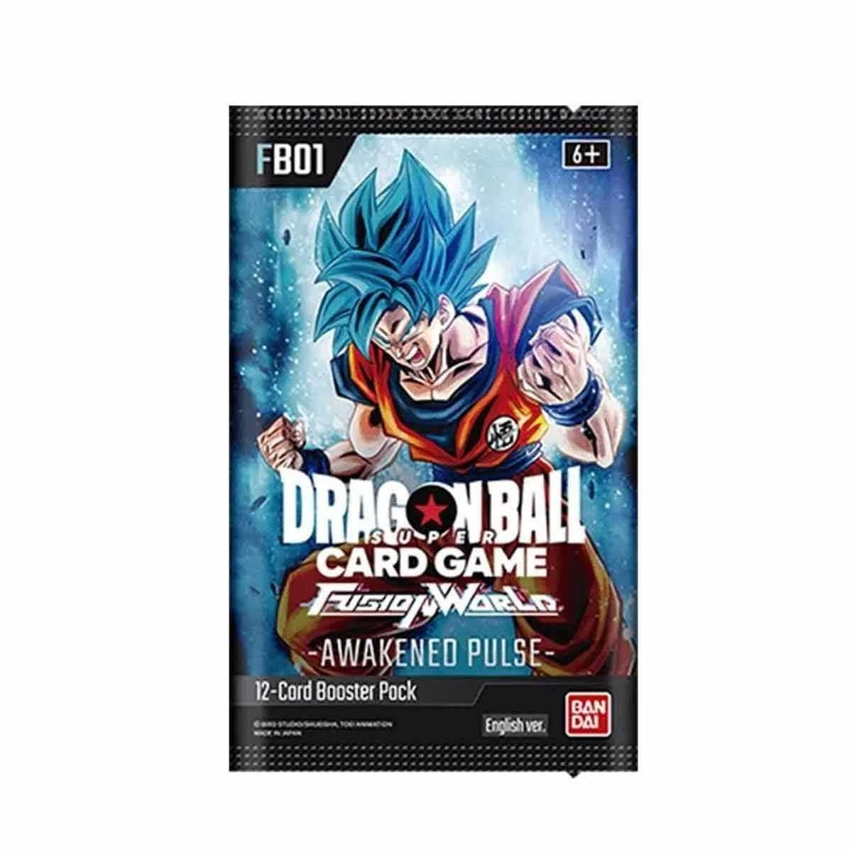 Booster Box FB01 | Awakened Pulse | Fusion World | Dragon Ball | Inglés
