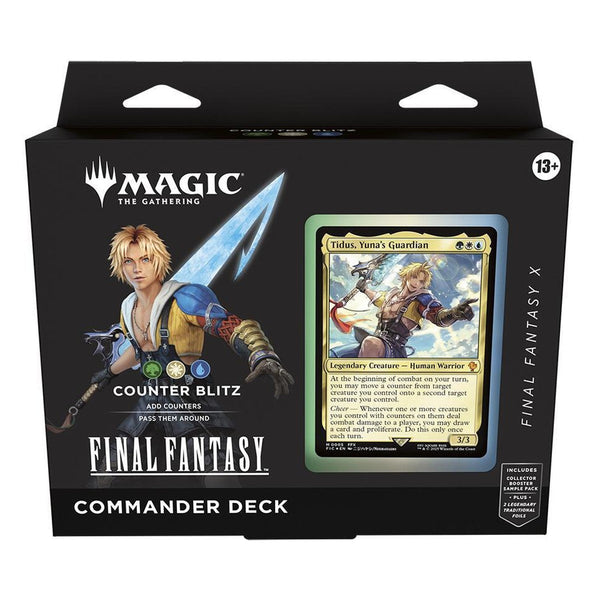 FINAL FANTASY Commander Deck - FINAL FANTASY X Counter Blitz | MAGIC: THE GATHERING | Inglés