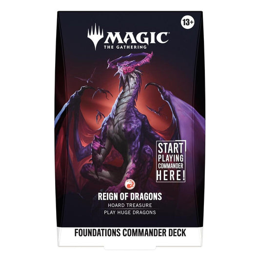 Foundations Commander Deck - Reign of Dragons | MAGIC: THE GATHERING | Inglés (Preventa)
