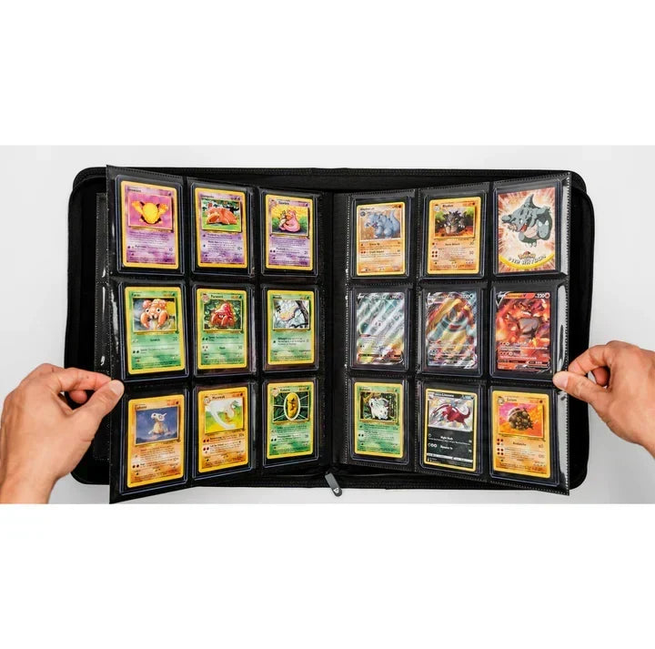 Álbum Premium para Toploaders de 9 Bolsillos - Negro | GEMLOADER | 216 Bolsillos