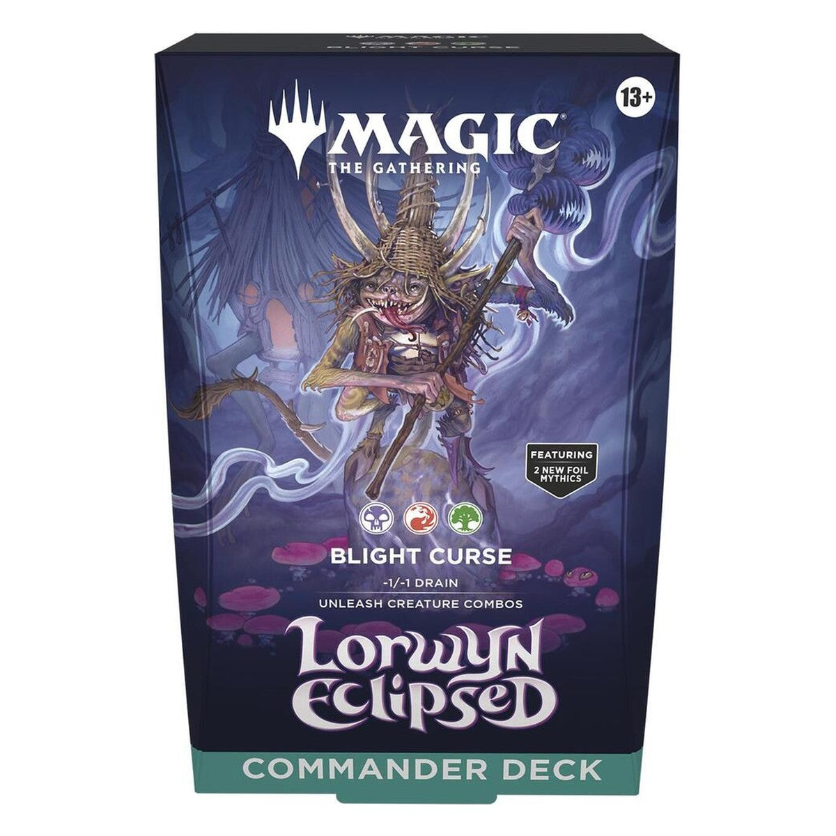 Lorwyn Eclipsed Commander Deck - Blight Curse | MAGIC: THE GATHERING | Inglés