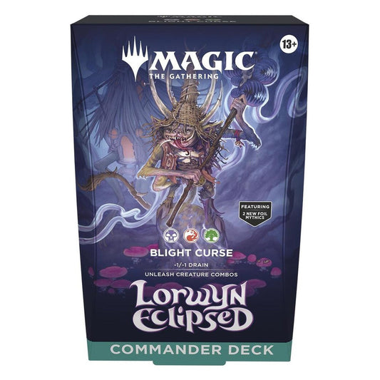 Lorwyn Eclipsed Commander Deck - Blight Curse | MAGIC: THE GATHERING | Inglés