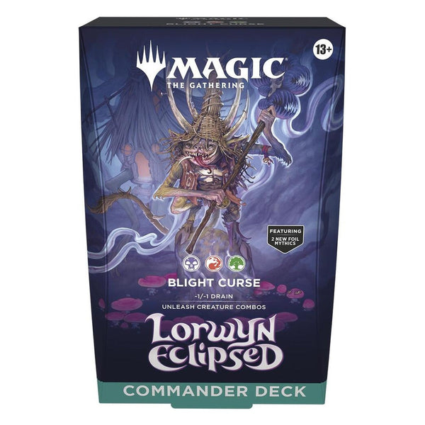 Lorwyn Eclipsed Commander Deck - Blight Curse | MAGIC: THE GATHERING | Inglés