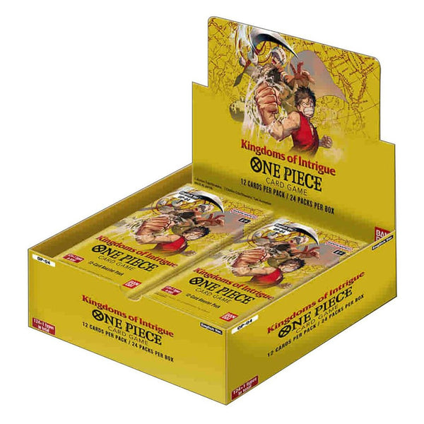 OP-04 Booster Box | ONE PIECE | Kingdoms of Intrigue | Inglés