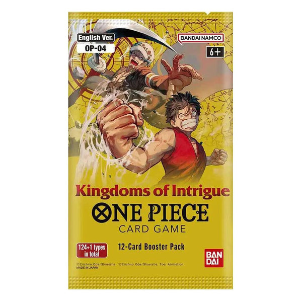 OP-04 Booster Pack | ONE PIECE | Kingdoms of Intrigue | Inglés