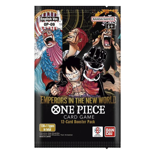 OP-09 Booster Pack | ONE PIECE | Emperors in the New World | Inglés
